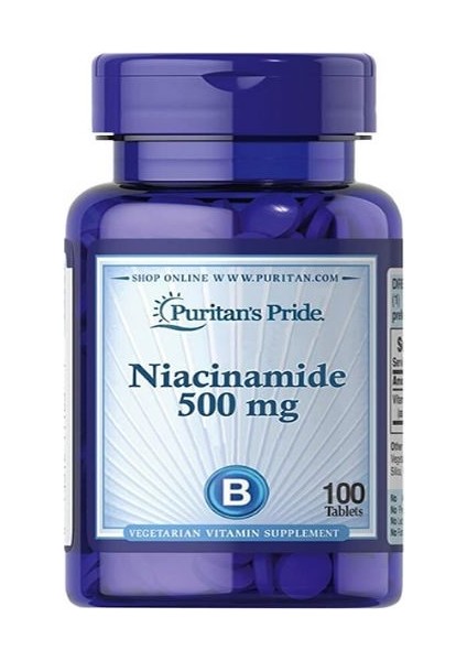 Niacinamide Nad Öncüsü-Nikotinamid 500 mg 100 Tablet