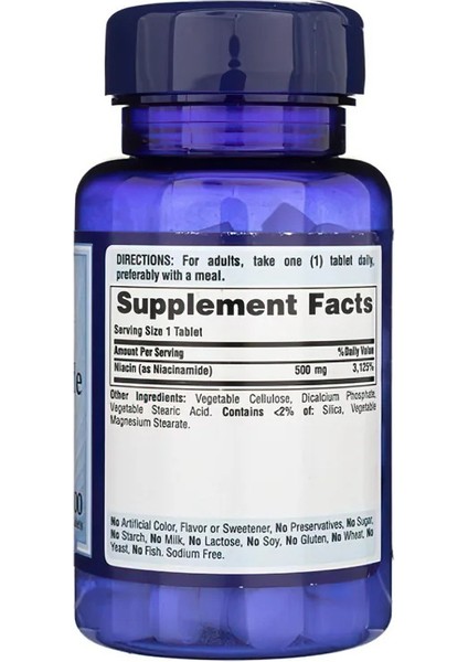Niacinamide Nad Öncüsü-Nikotinamid 500 mg 100 Tablet fiyatları