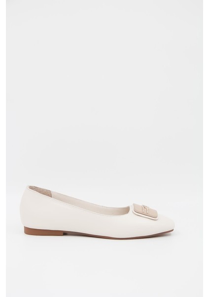 K14603 Exclusıve Kadın Babet - Bej