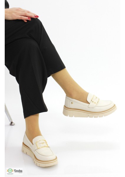 Kadın Deri Ortopedik Loafer Ayakkabı M26YA3760