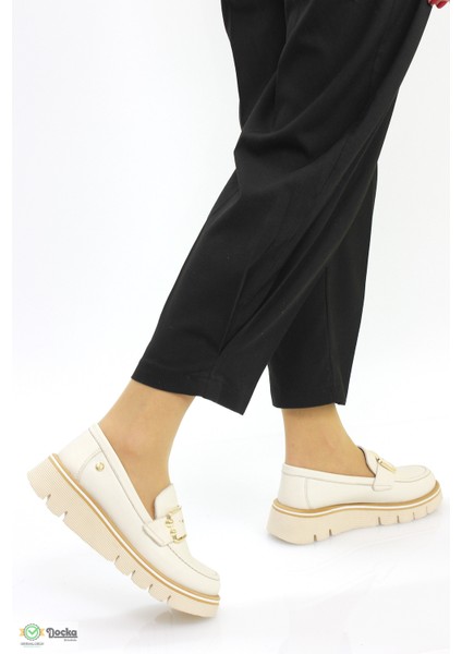 Kadın Deri Ortopedik Loafer Ayakkabı M26YA3760