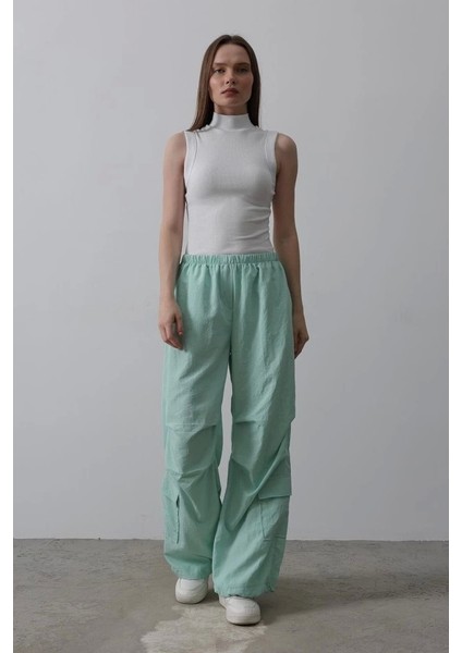 Paraşüt Cargo Pantolon - Mint