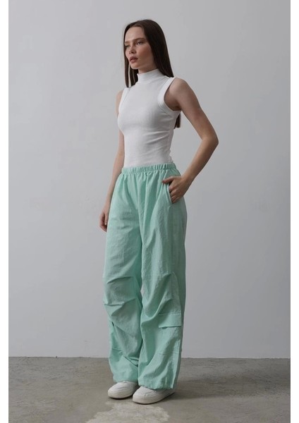 Paraşüt Cargo Pantolon - Mint
