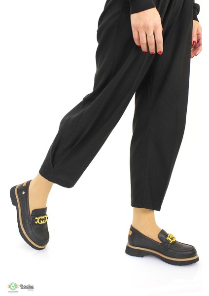 Kadın Deri Bağcıksız Loafer Ortopedik Ayakkabı M26YA3685 modelleri