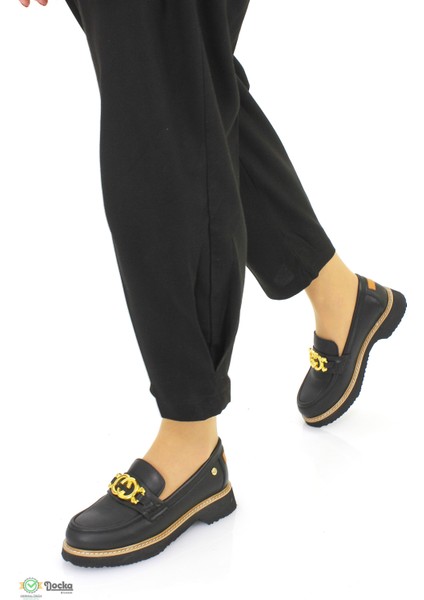 Kadın Deri Bağcıksız Loafer Ortopedik Ayakkabı M26YA3685 fırsatları