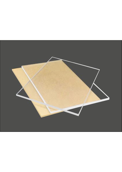 5 mm Şeffaf Pleksi Levha 40 cm x 50 cm 1 Adet