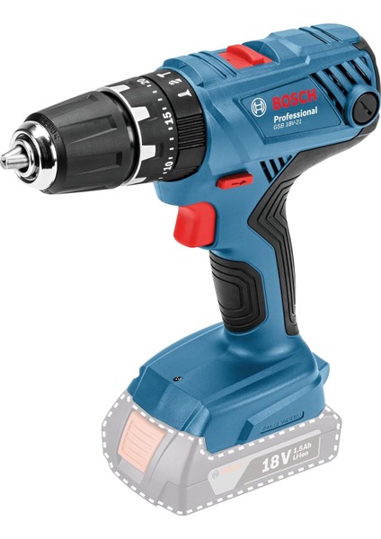Professional 18 V Sistem Akülü Darbeli Matkap Gsb 18V-21 (Maks. Tork 55 Nm, Pil/şarj Cihazı Hariç)
