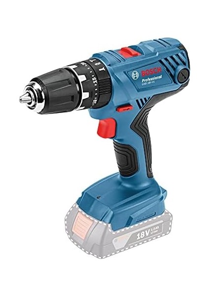 Professional 18 V Sistem Akülü Darbeli Matkap Gsb 18V-21 (Maks. Tork 55 Nm, Pil/şarj Cihazı Hariç)