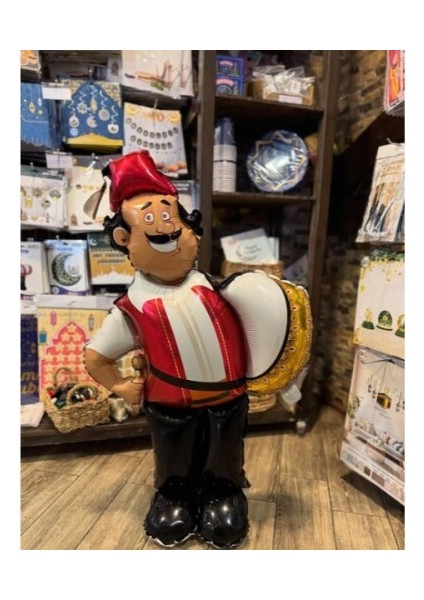 Ramazan Davulcusu Ayaklı Folyo Balon