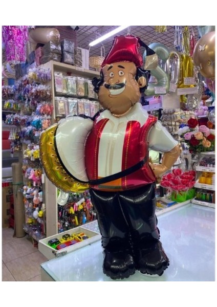 Ramazan Davulcusu Ayaklı Folyo Balon