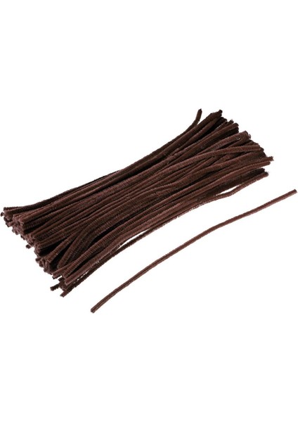 Kahverengi Şönil, 25 Adet Eğitici Şönil Seti, Tüylü Tel, 30 Cm, Peluş Tel fiyatları