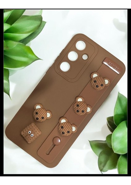 Samsung A54 Kabartma Desenli Stantlı Silikon Kılıf