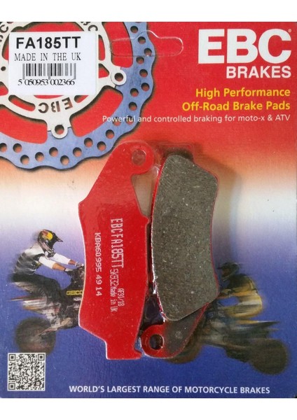 FA185TT 2005-2024 Suzuki DRZ400 Sm Uyumlu Ön Fren Balatası Karbon Balata