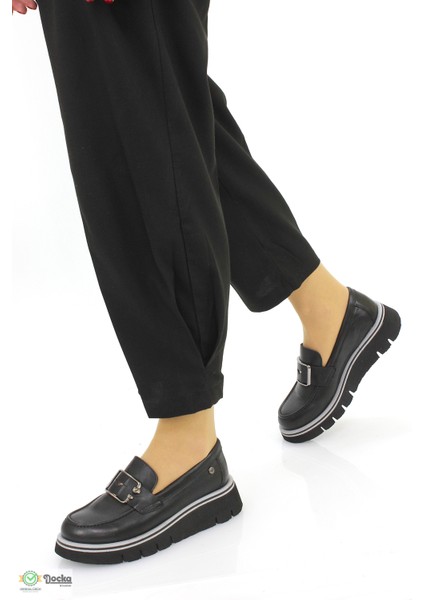 Kadın Deri Ortopedik Loafer Ayakkabı M26YA3760