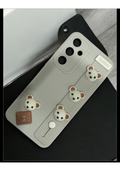 Samsung A25 Kabartma Desenli Stantlı Silikon Kılıf