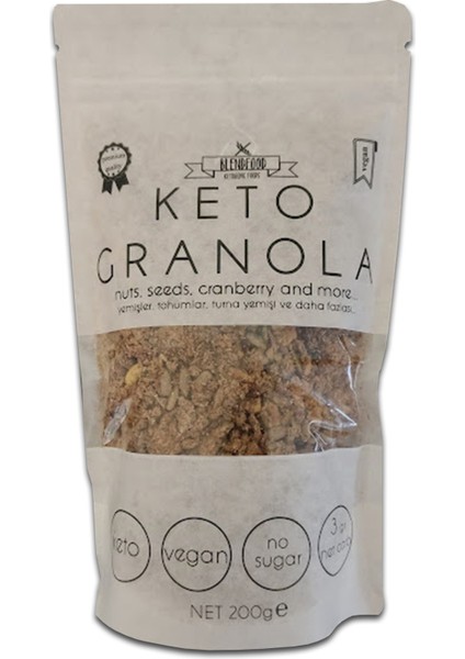 Ketojenik Tahılsız Granola (200 Gr)