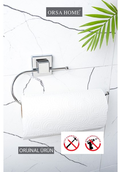 604 Kare Yapışkanlı Metal Havluluk, Modern ve Şık Tasarım, Beyaz Renk fiyatları