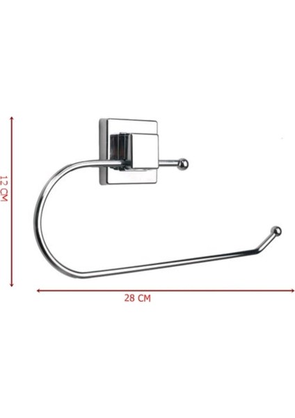 604 Kare Yapışkanlı Metal Havluluk, Modern ve Şık Tasarım, Beyaz Renk fırsatları