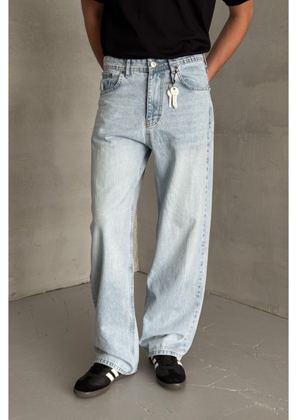 Erkek Ekstra Baggy Jean Pantolon