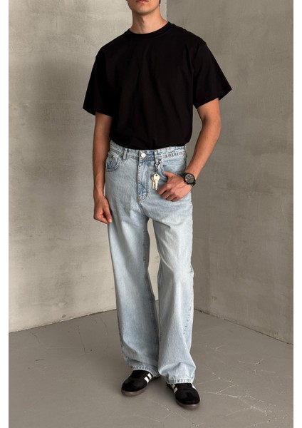 Erkek Ekstra Baggy Jean Pantolon fırsatları