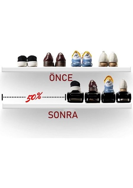 Ayakkabı Organizer Rampa Orvieto Design 13 Adet