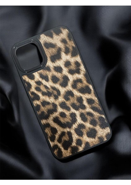 IPHONE13/14 Uyumlu Leopar Desenli Esnek Koruma Kenarlı Silikon Kılıf fiyatları