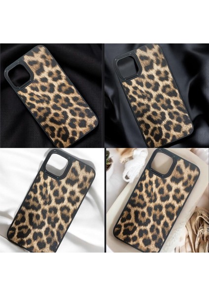 IPHONE13/14 Uyumlu Leopar Desenli Esnek Koruma Kenarlı Silikon Kılıf indirimleri