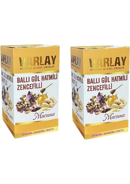 Ballı Gül Hatmili Zencefilli Macun 450 gr 2 Adet