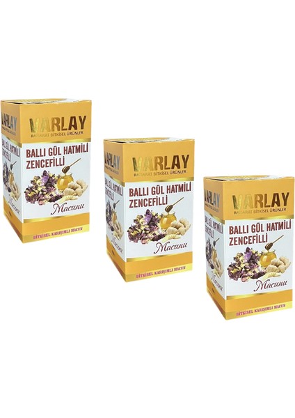 Ballı Gül Hatmili Zencefilli Macun 450 gr 2 Adet