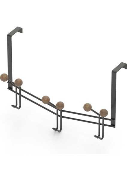 Modern Siyah Metal Kapı ve Banyo Askısı, Pratik ve Şık Tasarım fiyatları