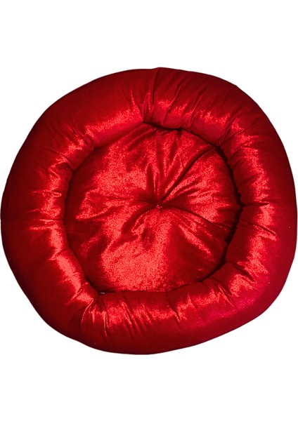 Yumuşak Kadife Konforlu Kedi ve Köpek Yatağı - Rahat ve Şık Uyku Alanı | Evcil Hayvanlar Için Ideal