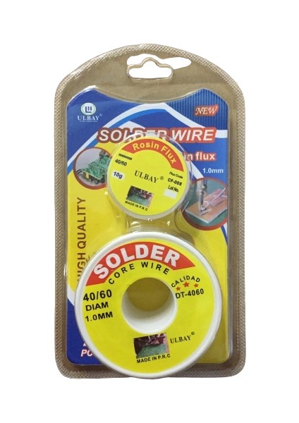Wire+Rosin Lehim Teli ve Pastası 2li Set