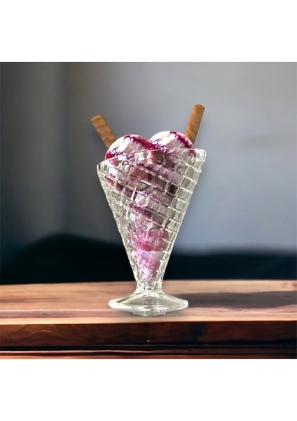 4 Adet Cornetto Dondurma Kasesi - Sunum Kasesi Tabağı 210 Cl. Dondurmalık