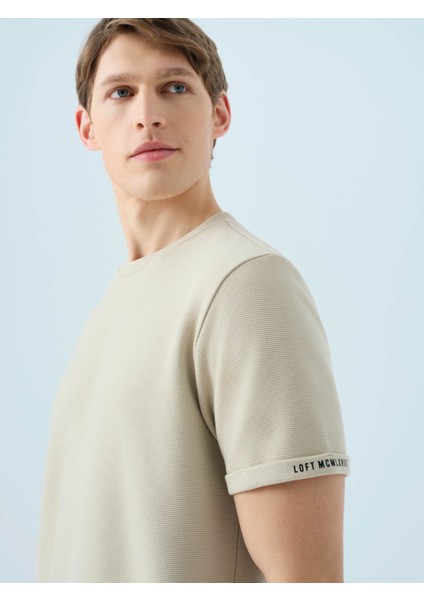 Regular Fit Taş Erkek T-Shirt LF2039564 fiyatları