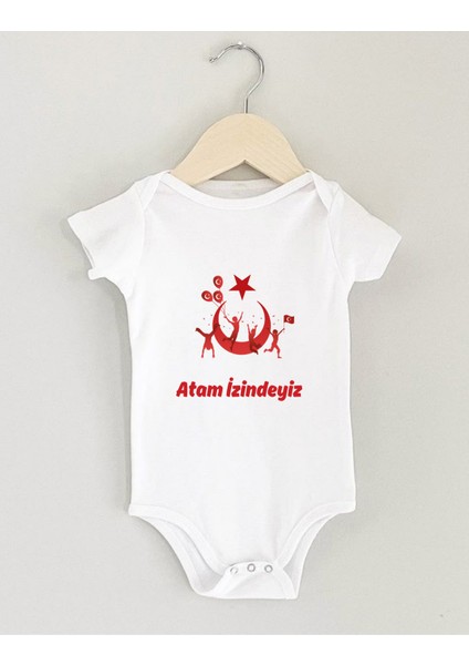 Kıte Tasarım -Bebek Body-Bebek Zıbın-Organik Kumaş-Bebek Tişört-Tasarımlı Body-23 Nisan