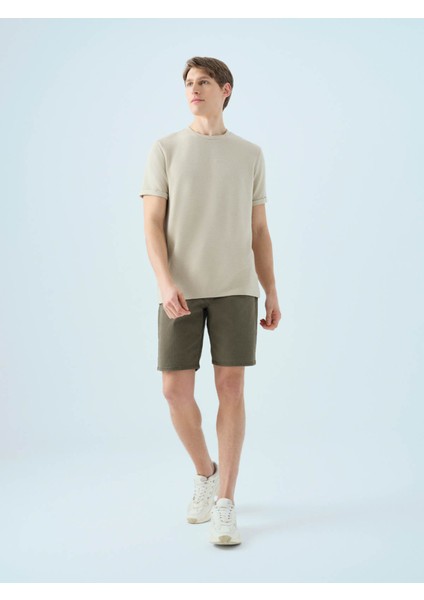 Regular Fit Taş Erkek T-Shirt LF2039564 modelleri