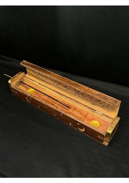 Tütsülük Tabutluk Kutusu Çiçek Detay Ahşap Çubuk Tütsü Kabı Ithal Ceviz Ağacından Buhurdanlık modelleri