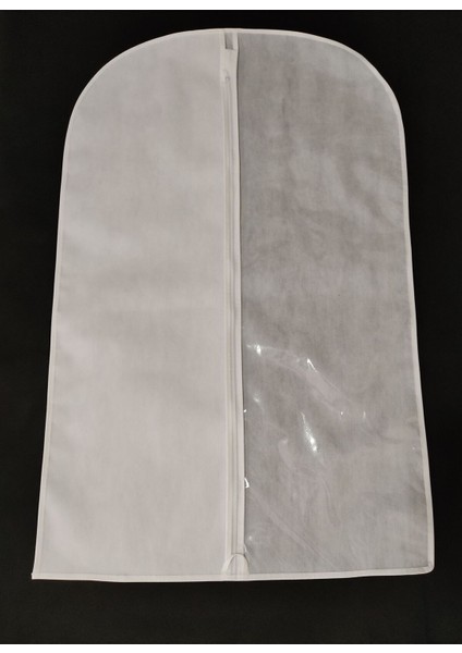 Şeffaf Kumaş Takım Elbise Kılıfı, 60x100 cm, Beyaz, Koruyucu Hurç fırsatları
