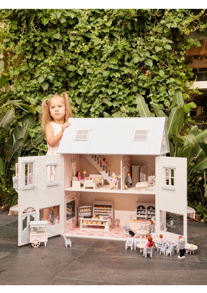 house Of Rome Dollhouse Ahşap Çocuk Oyun Evi1 Adet
