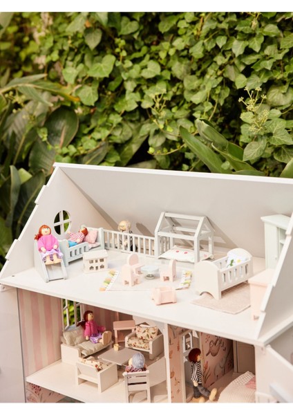 house Of Rome Dollhouse Ahşap Çocuk Oyun Evi1 Adet