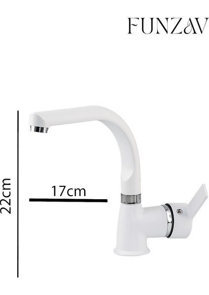 Lahza Beyaz Set Evye Mutfak Bataryası Lavabo Banyo Bataryası Delta Kol Beyaz Şık Takım fiyatları