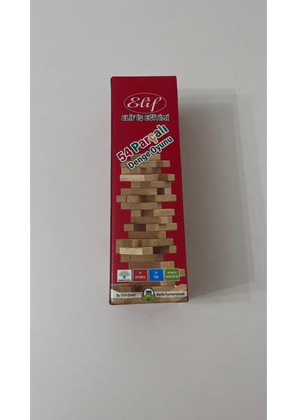 denge Oyunu- Jenga- 54 Parça1 Adet