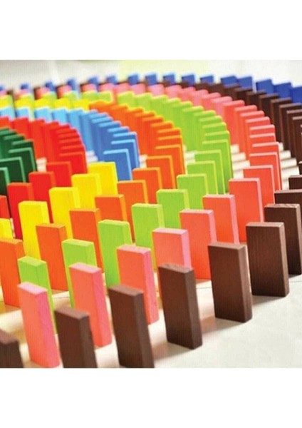 XX-111 Ahşap 360 Parça Domino Taşı Eğlence Oyunu1 Adet