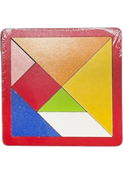 7 Parça Büyük Tangram1 Adet