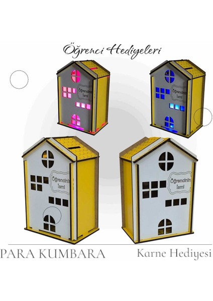 Öğrenci Hediyeleri Ve Karne Hediyesi Renkli Kumbara 1 Adet