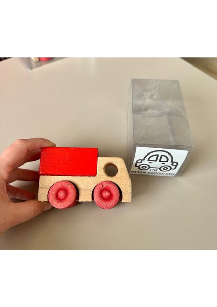 Luxurywooden Ahşap Organik Araba-Otobüs-Kamyon-Erkek Çocuk Oyuncakları-Natural Car1 Adet