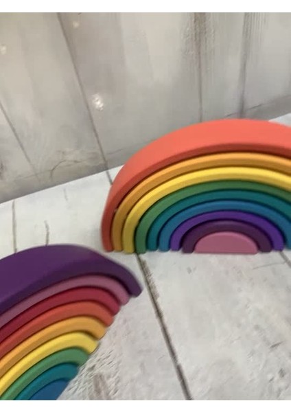 waldorf 9 Parça Gökkuşağı- Montessori1 Adet