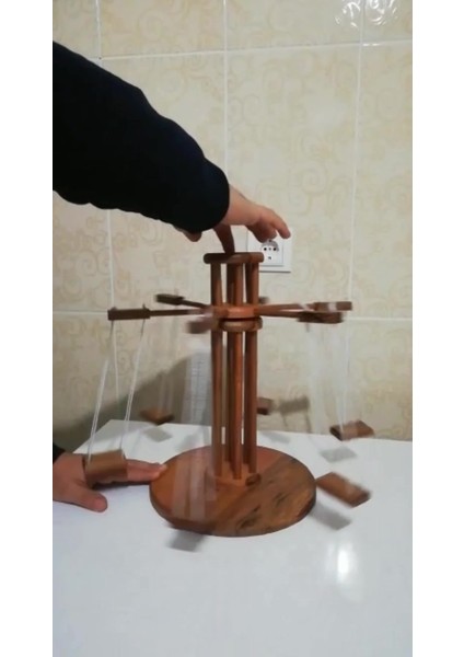 dönme Dolap Ahşap Oyuncak1 Adet
