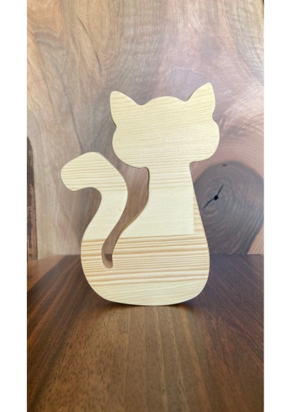 ahşap Oyuncak Kedi1 Adet