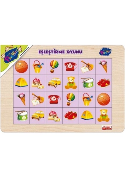 ahşap Eşleştirme Oyunu - Memory (274)1 Adet